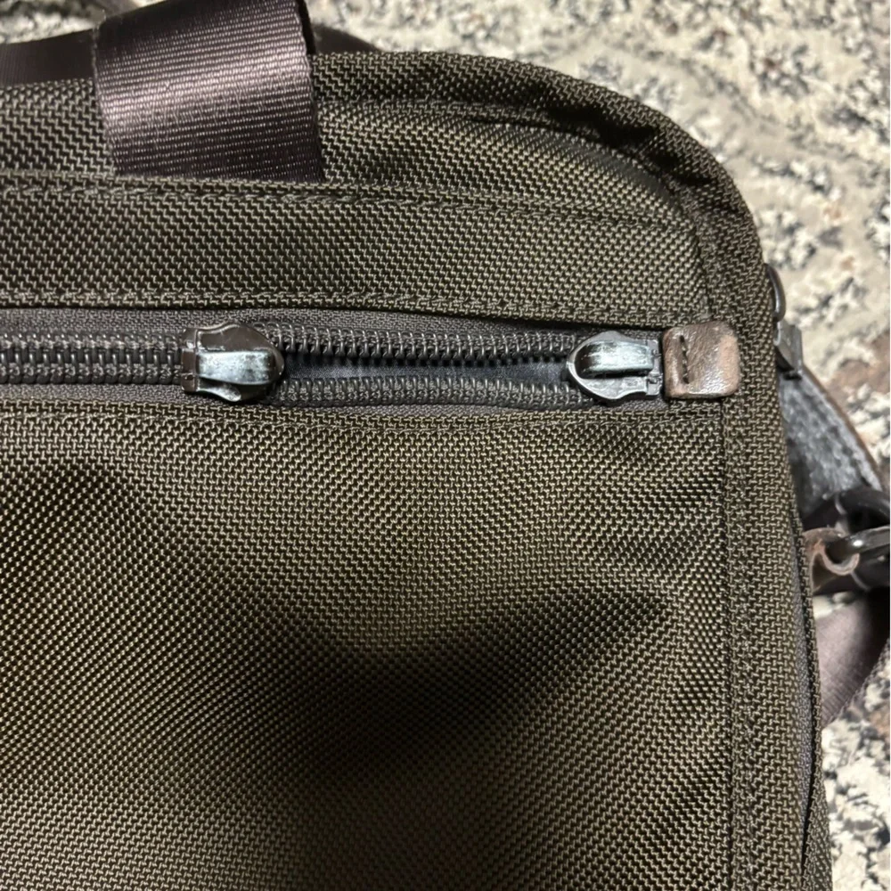 Tumi laptop bag brown